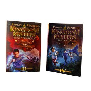 Hyperion Kingdom Keepers Ridley Pearson Books 3-4 Disney in‎ Shadow Power Play